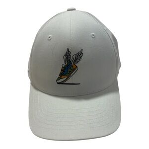 White Winged Sneaker Embroidered Baseball Cap